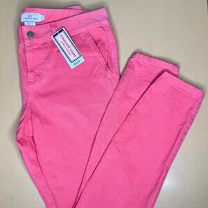 Vineyard Vines Women's Coral Red Straight Leg Jeans